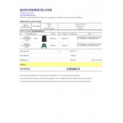 BUYING SERVICE