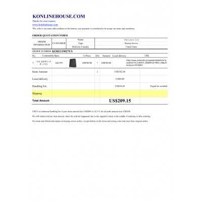 BUYING SERVICE