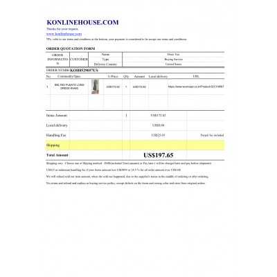 BUYING SERVICE