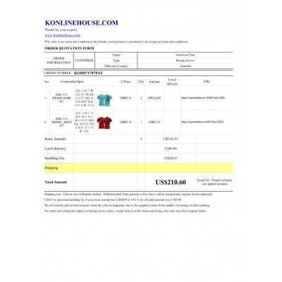 BUYING SERVICE